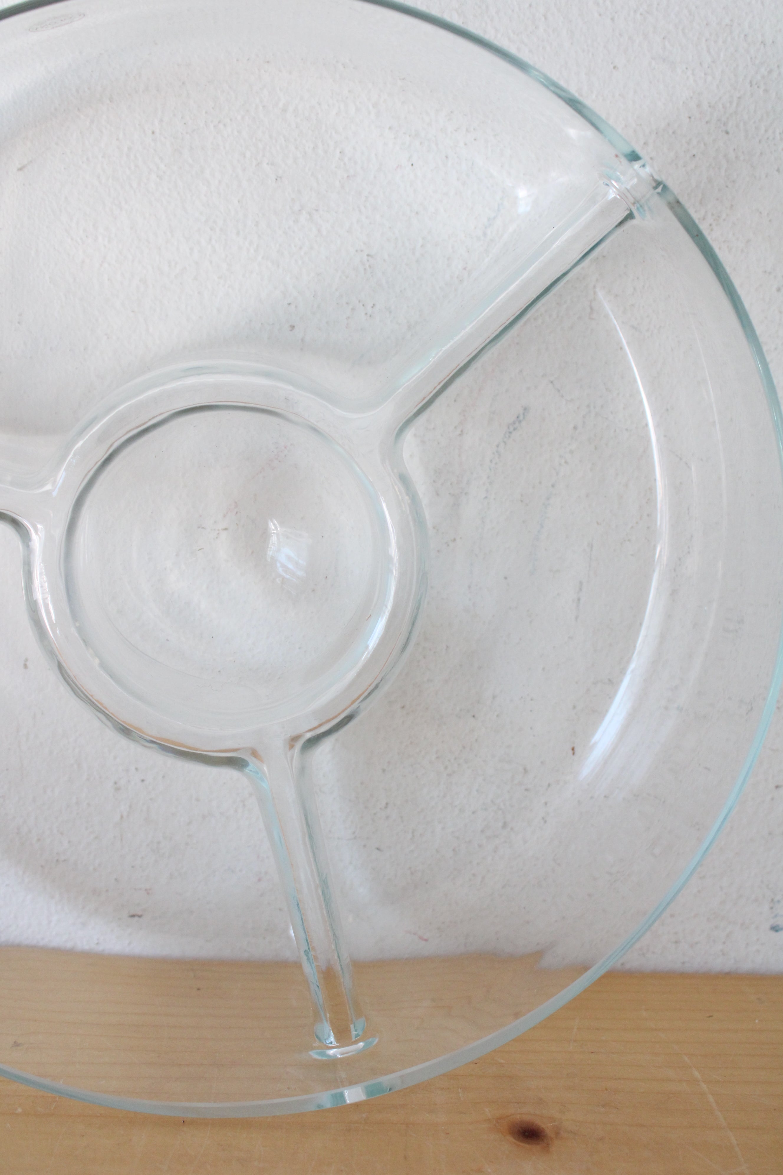 Colony Clear Glass Divided Bowl