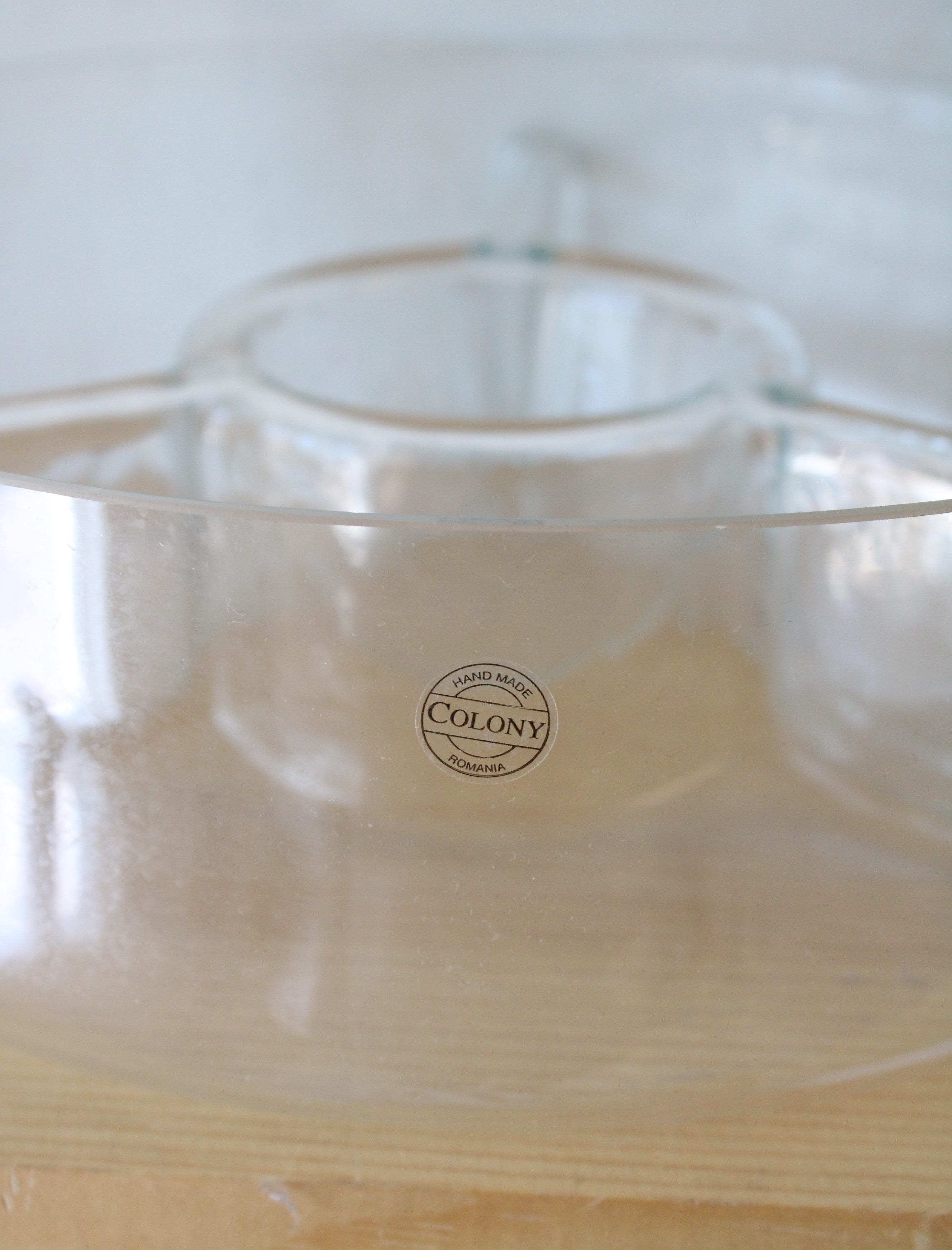 Colony Clear Glass Divided Bowl