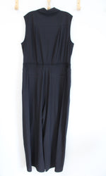 Athleta Brooklyn Utility Black Jumpsuit | 16 Tall