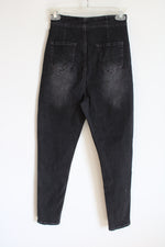 Shein High Waisted Black Jeans