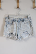 American Eagle Faded Blue Ripped Shorts | 4