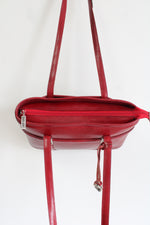 NEW Brighton Deep Red Leather Shoulder Purse