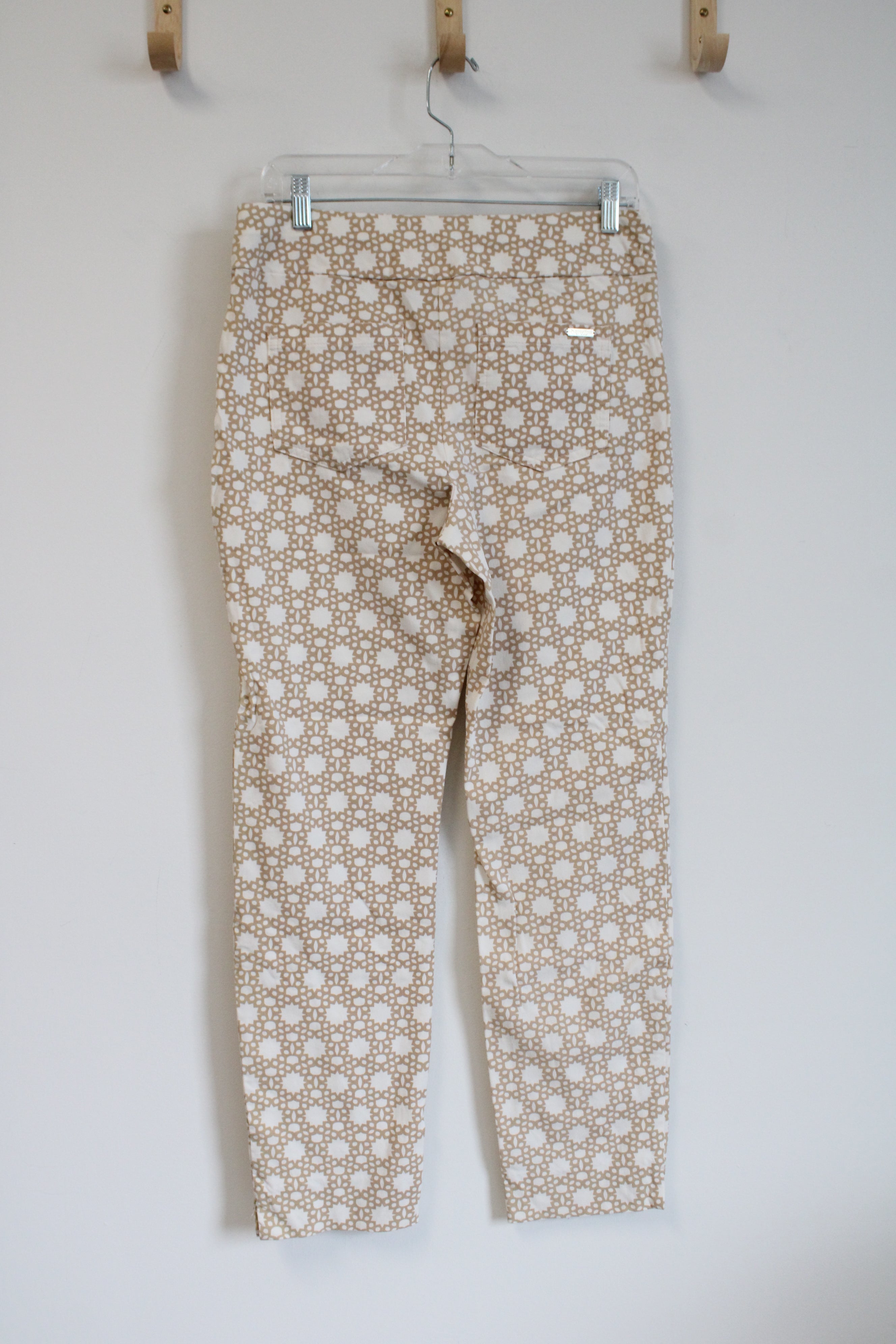 Spartina Tan Print Dress Pants | L