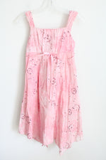 Bonnie Jean Sleeveless Pink Tie Dress | 16