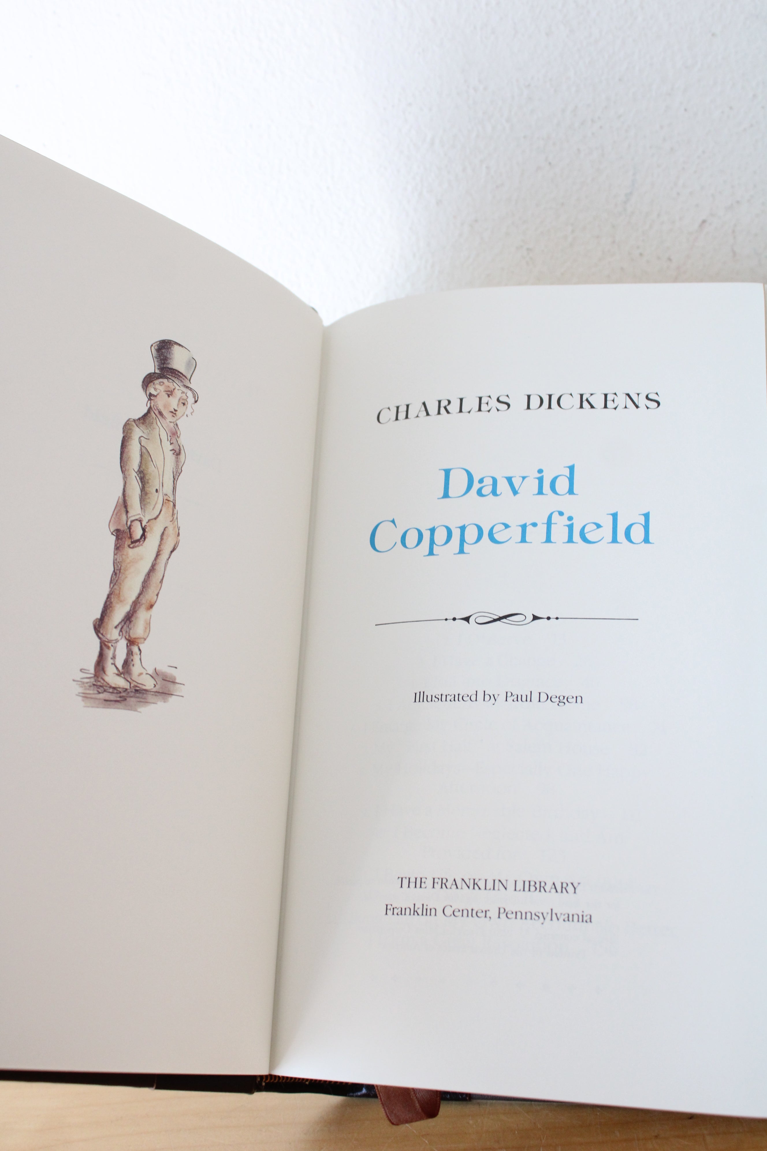 David Copperfield By Charles Dickens The Franklin Library Edition