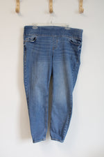 Old Navy Blue Rockstar Super Skinny High-Rise Pants | 16 Short