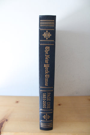 The New York Times Page One 1851-2002 Easton Press Edition