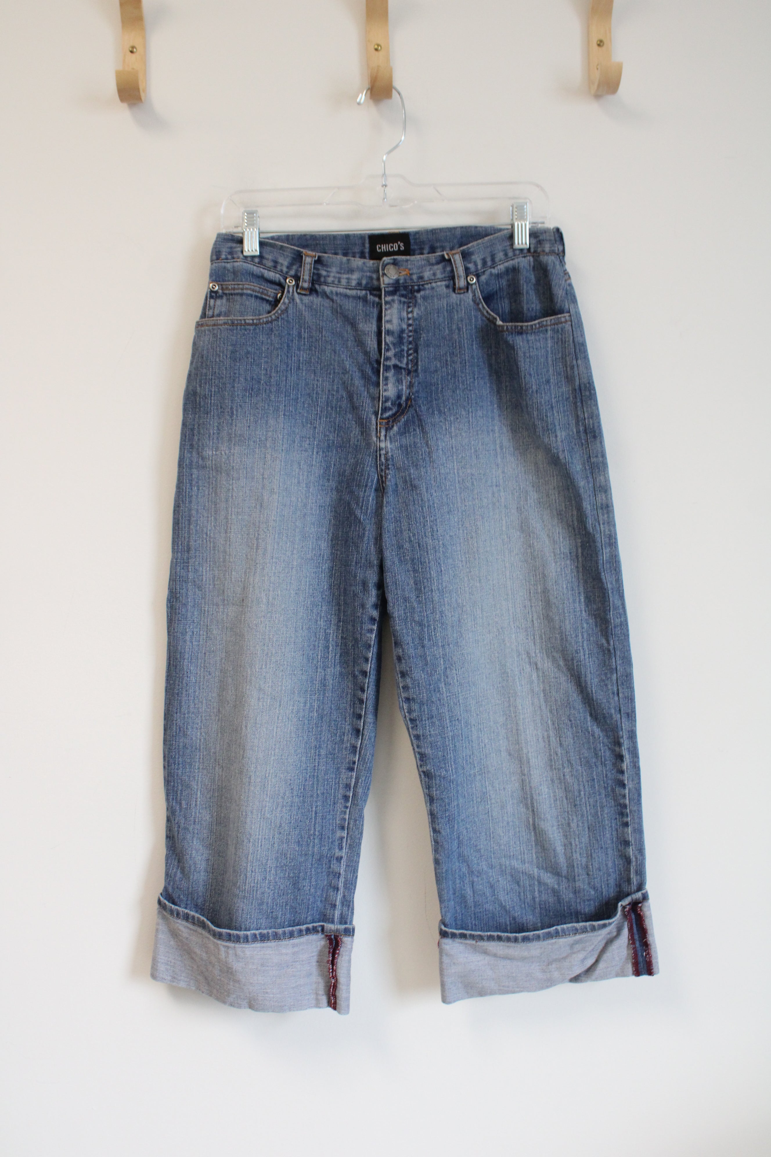 Chico's Faded Capri Jeans | 2.5 (14)