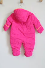 Cat and Jack Neon Pink Snow Suit | 6M