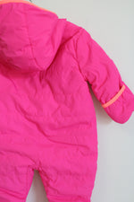 Cat and Jack Neon Pink Snow Suit | 6M