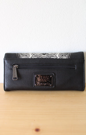 Loungefly Extra Large Clutch Wallet In Black/Cream