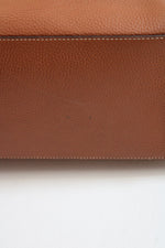 Dooney & Bourke Camel Brown Leather Satchel Purse