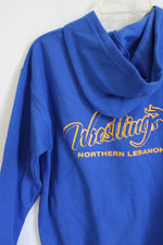 Gilden Blue Full Zip Northern Lebanon Wrestling Jacket | XL