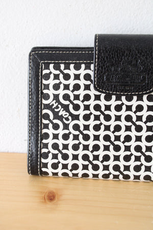 Coach Wallet Black and White