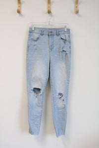 No Boundaries Light Washed Ripped Jeans |11