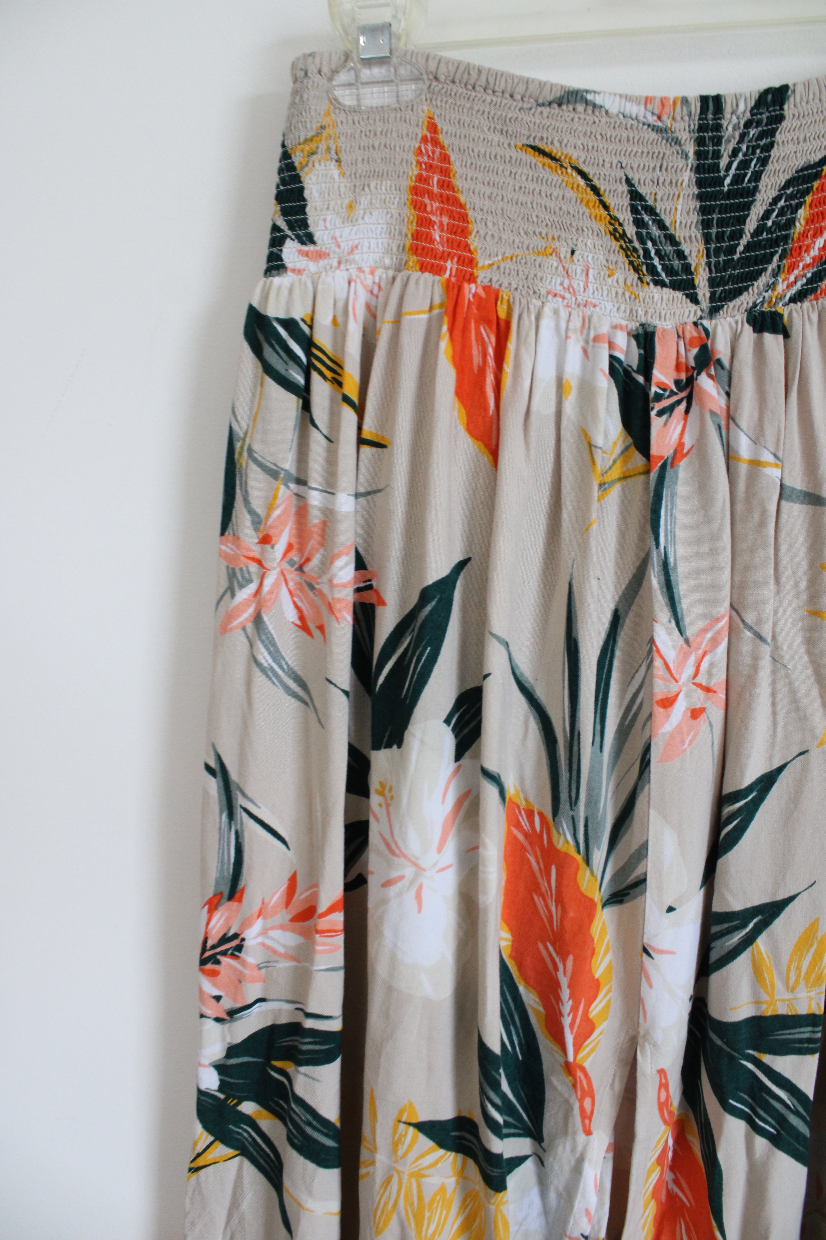 Patrons Of Peace Tan Tropical Skirt | L