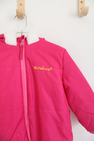 NEW Pink Platinum Hot Pink Fleece Lined Snowsuit | 12-18 MO