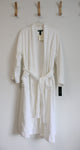 NEW Ralph Lauren White Cotton Greenwich Robe | M