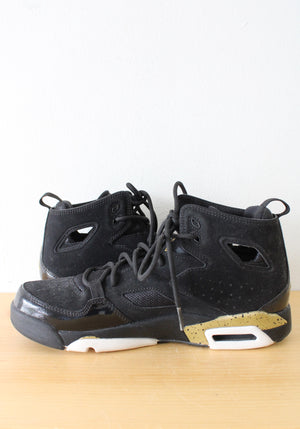 Nike Air Jordan Black & Gold Sneakers | Size 6.5Y