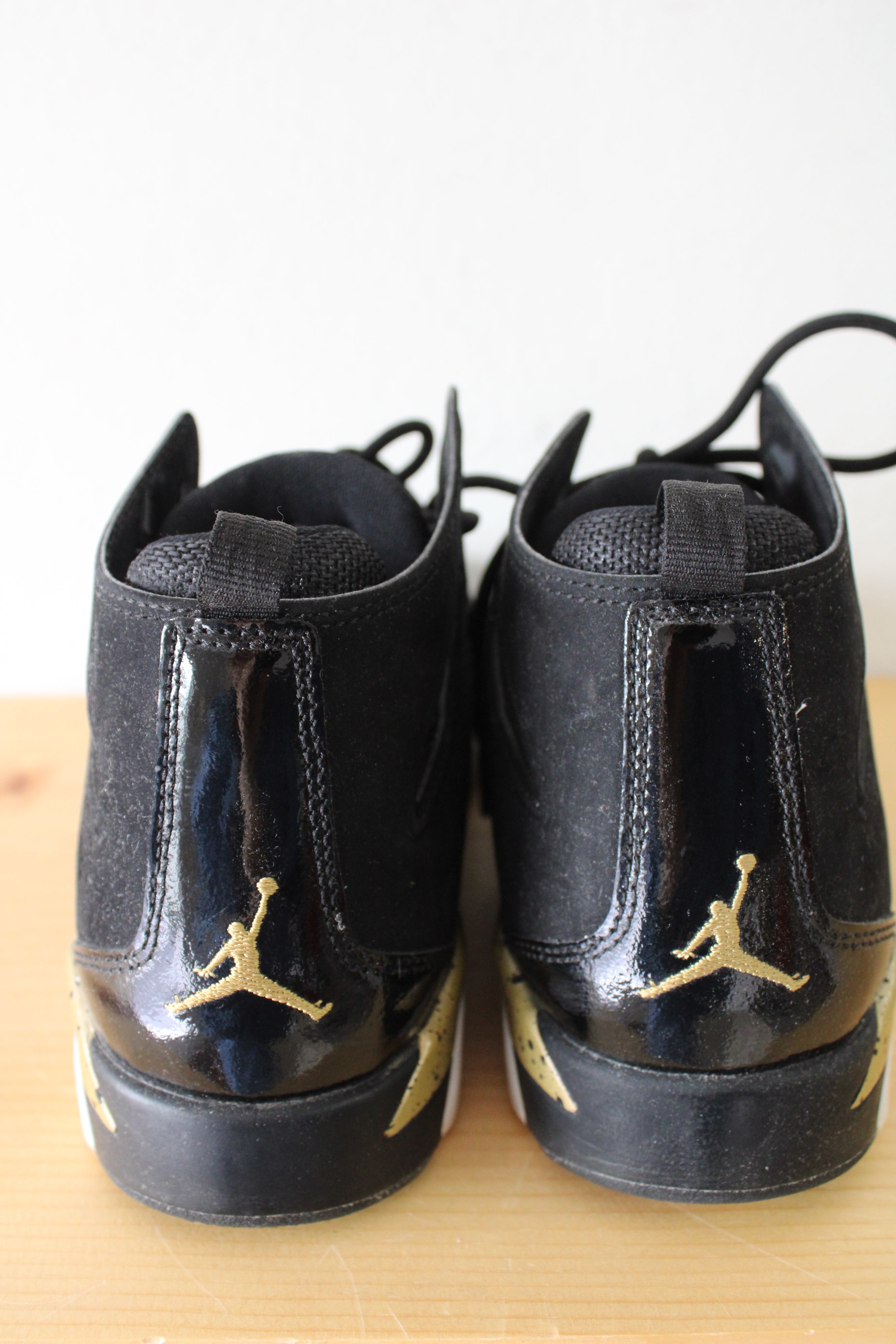 Nike Air Jordan Black & Gold Sneakers | Size 6.5Y