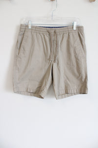 Chaps Drawstring Tan Khaki Shorts | M