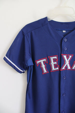 MLB Majestic Authentic Collection Blue Texas Baseball Jersey | M (10/12)