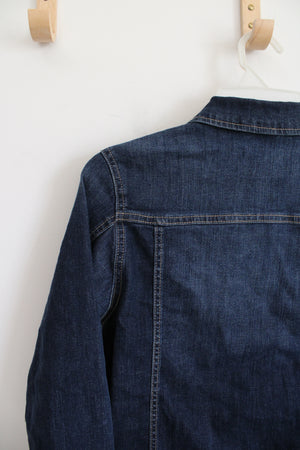 Children's Place Dark Wash Denim Jacket | Youth L (10/12)