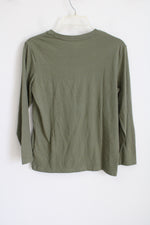 NEW Old Navy Long Sleeve Green Top | XL