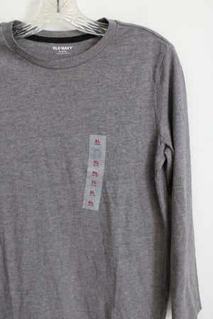 NEW Old Navy Gray Long Sleeve Top | XL
