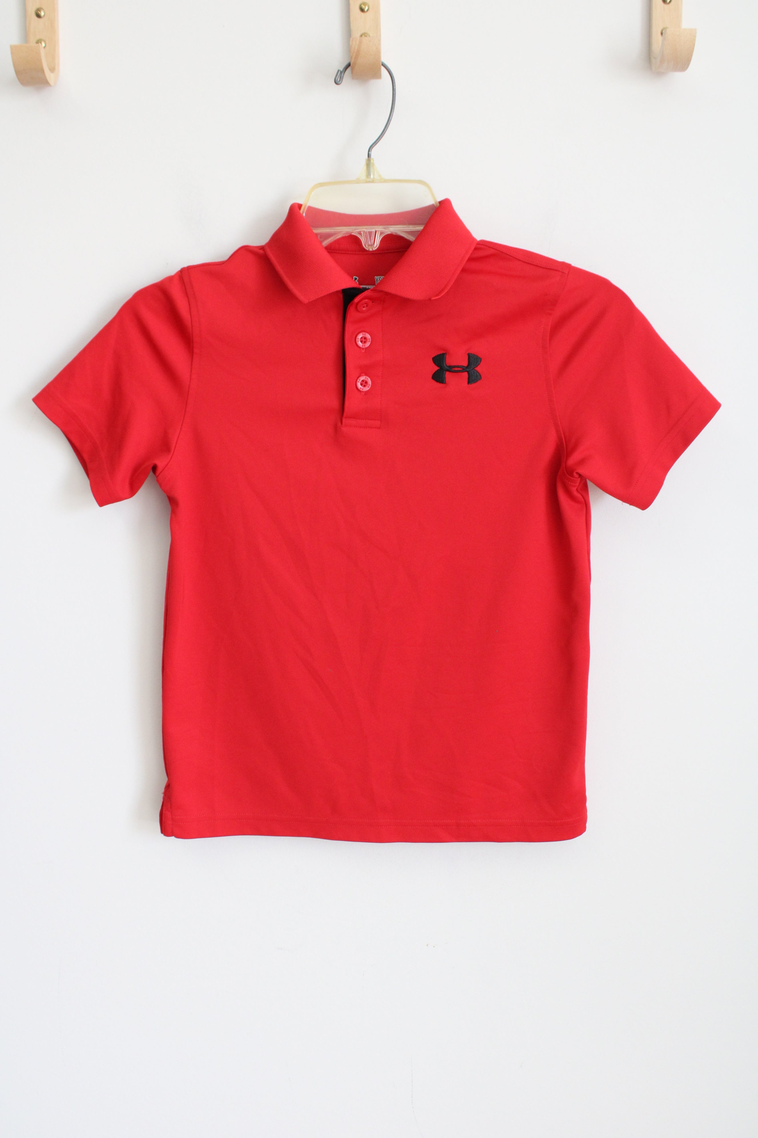 Under Armour Loose Red Polo Shirt | Youth S