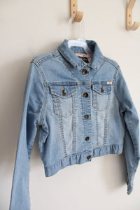 Lucky Brand Light Wash Cropped Denim Jacket | Youth L (12)