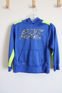 Nike Blue Green Fleece Hoodie | Youth M (10/12)