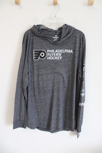 NEW Fanatics Philadelphia Flyers Gray Lightweight Hoodie | XL