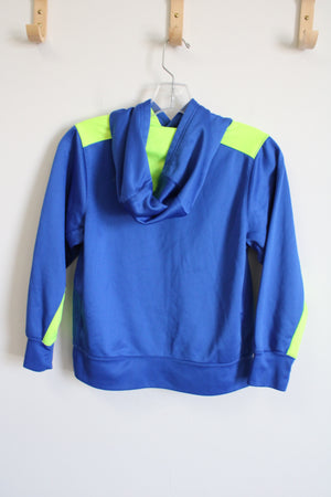 Nike Blue Green Fleece Hoodie | Youth M (10/12)