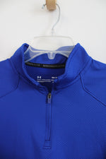 Under Armour ColdGear Reactor Cobalt Blue 1/4 Zip Pullover | S