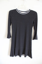 MICHAEL Michael Kors Black White Polka Dotted Dress | S