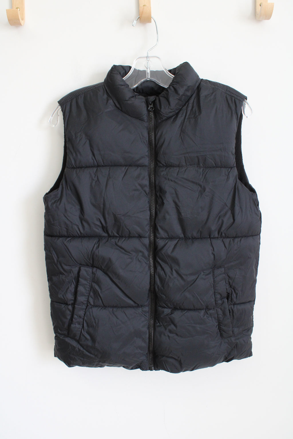 Old Navy Black Puffer Vest | XL