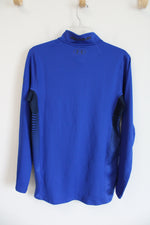 Under Armour ColdGear Reactor Cobalt Blue 1/4 Zip Pullover | S