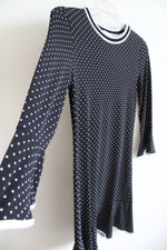 MICHAEL Michael Kors Black White Polka Dotted Dress | S
