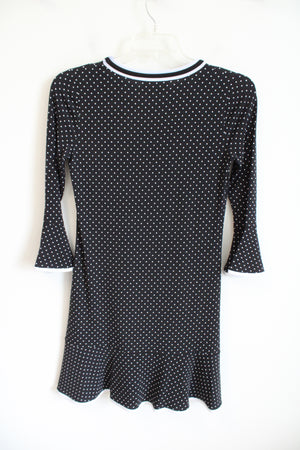 MICHAEL Michael Kors Black White Polka Dotted Dress | S