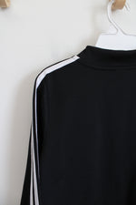 Adidas Black & White Zip Up Jacket | Youth L (14)