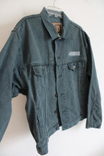 Double-H Boot Company Rare International Denim Green Jacket | M