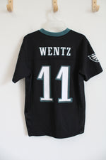 NFL Team Apparel Philadelphia Eagles #11 Wentz Jersey | Youth M (10/12)