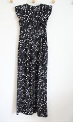 Calvin Klein Black White Floral Jumpsuit | 4
