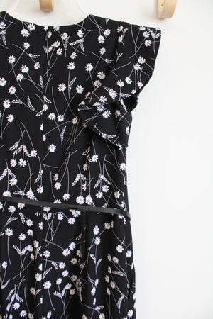 Calvin Klein Black White Floral Jumpsuit | 4