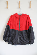 AQ Red & Black Windbreaker Jacket | Youth XL (18/20)