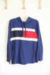 Tommy Hilfiger Blue Lightweight Hoodie | Youth L (12/14)