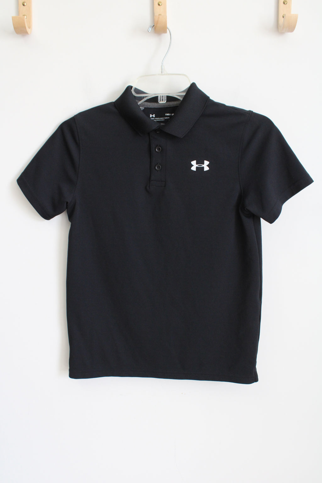 Under Armour Black Polo Shirt | Youth M (10/12)