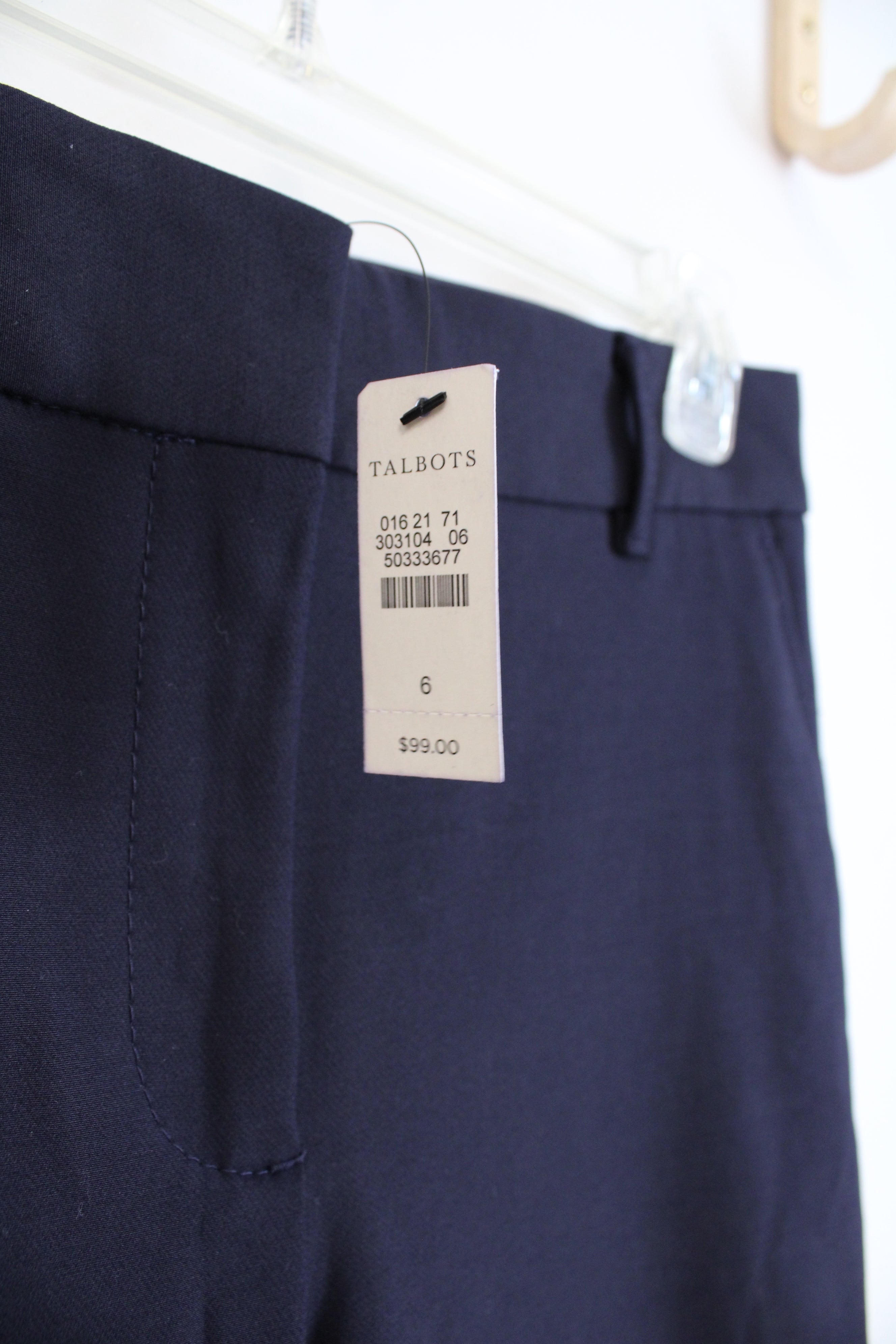 NEW Talbots Navy Capri Pants | 6