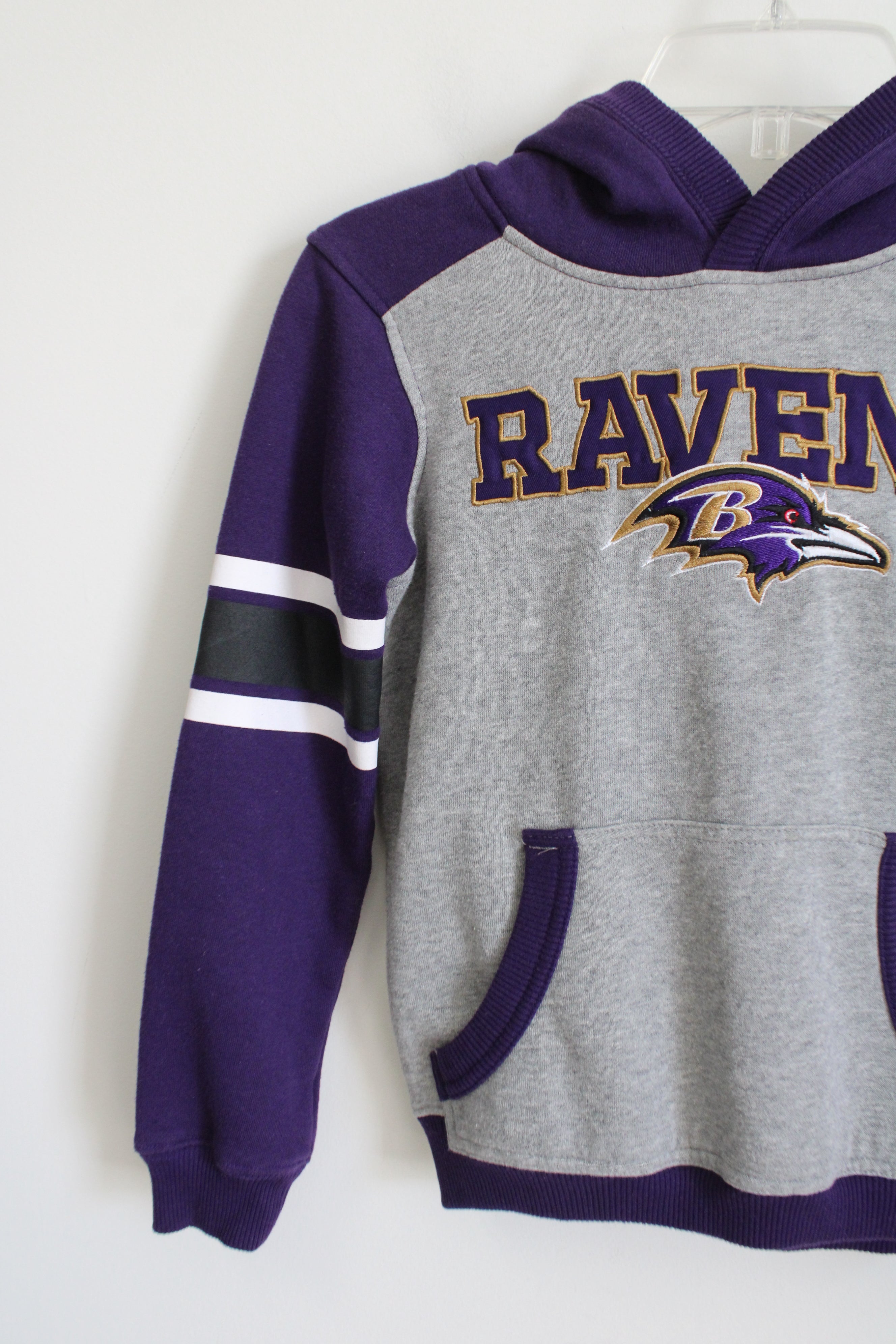 NFL Team Apparel Baltimore Ravens Hoodie | Youth S (8)